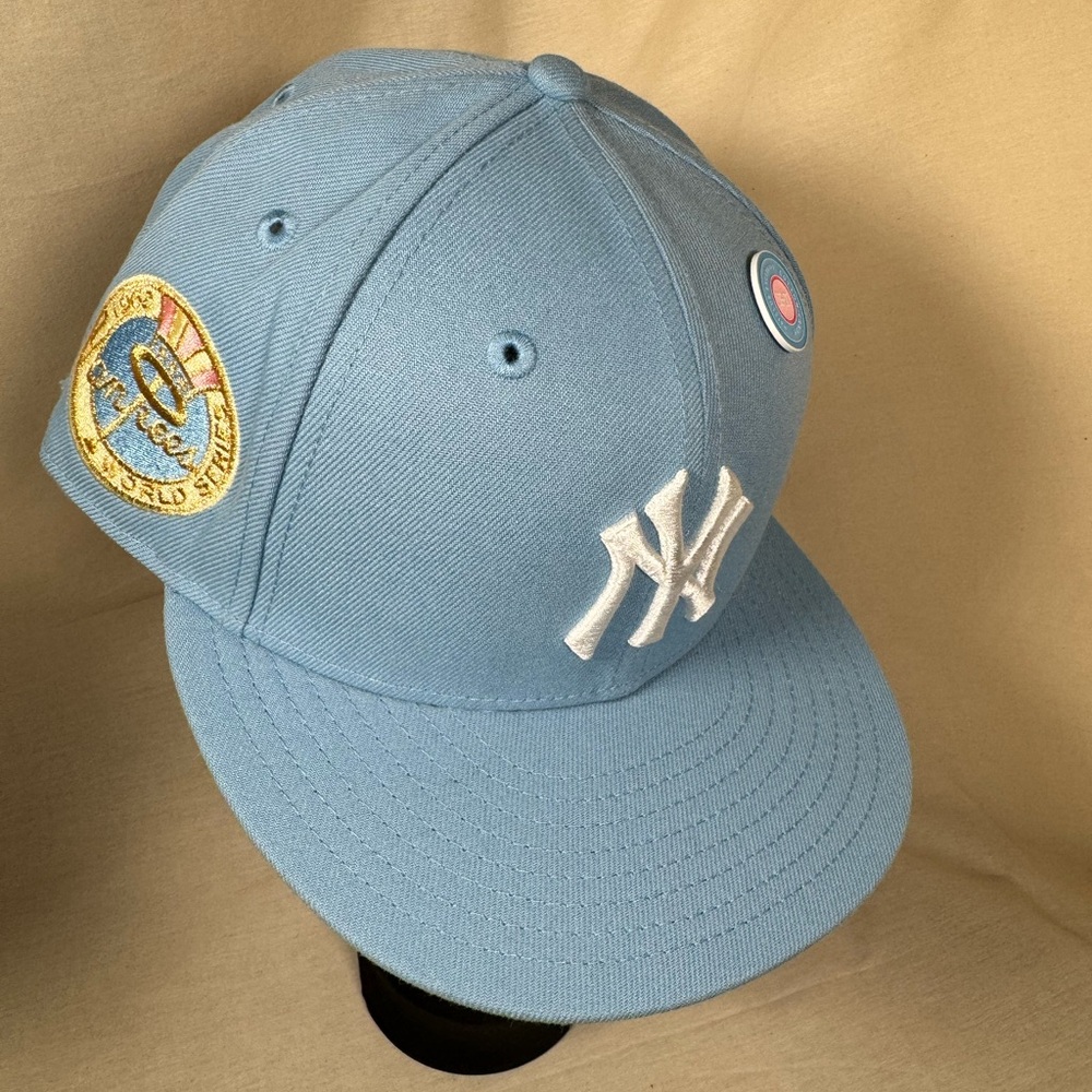 Hat Club, NY 1962 World Series Patch, “cotton candy” Size 7 3/8
